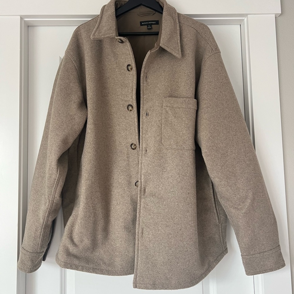 Banana Republic Men’s Shirt jacket Brown Size XL